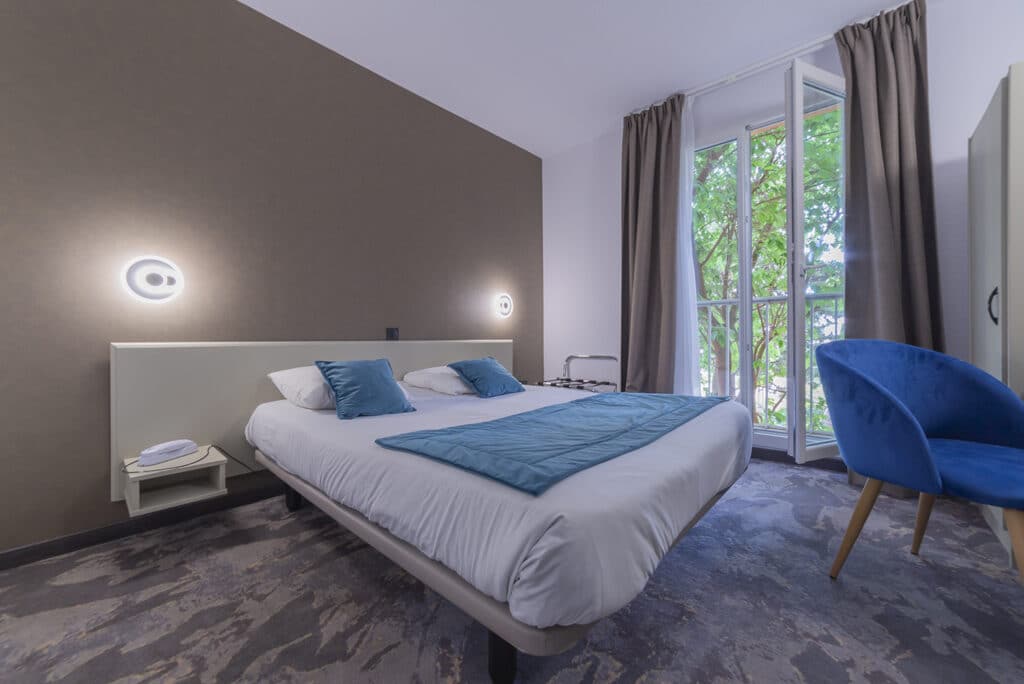 Hôtel Le Barcarès : Chambre Double Standard | Superficie de 16m2 avec un lit de 160